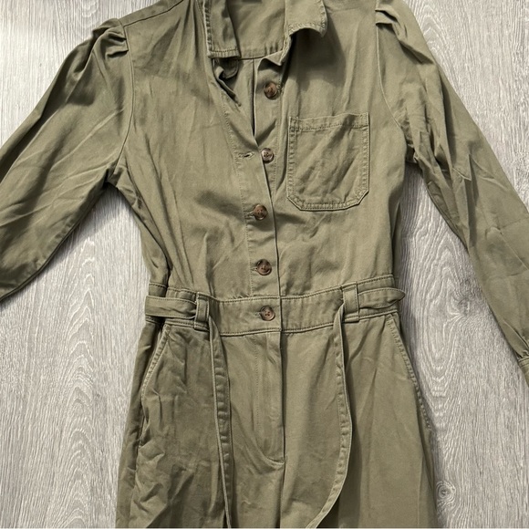 GAP olive green utility jumpsuit - Picture 9 of 9